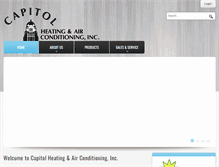 Tablet Screenshot of capitolheatair.com